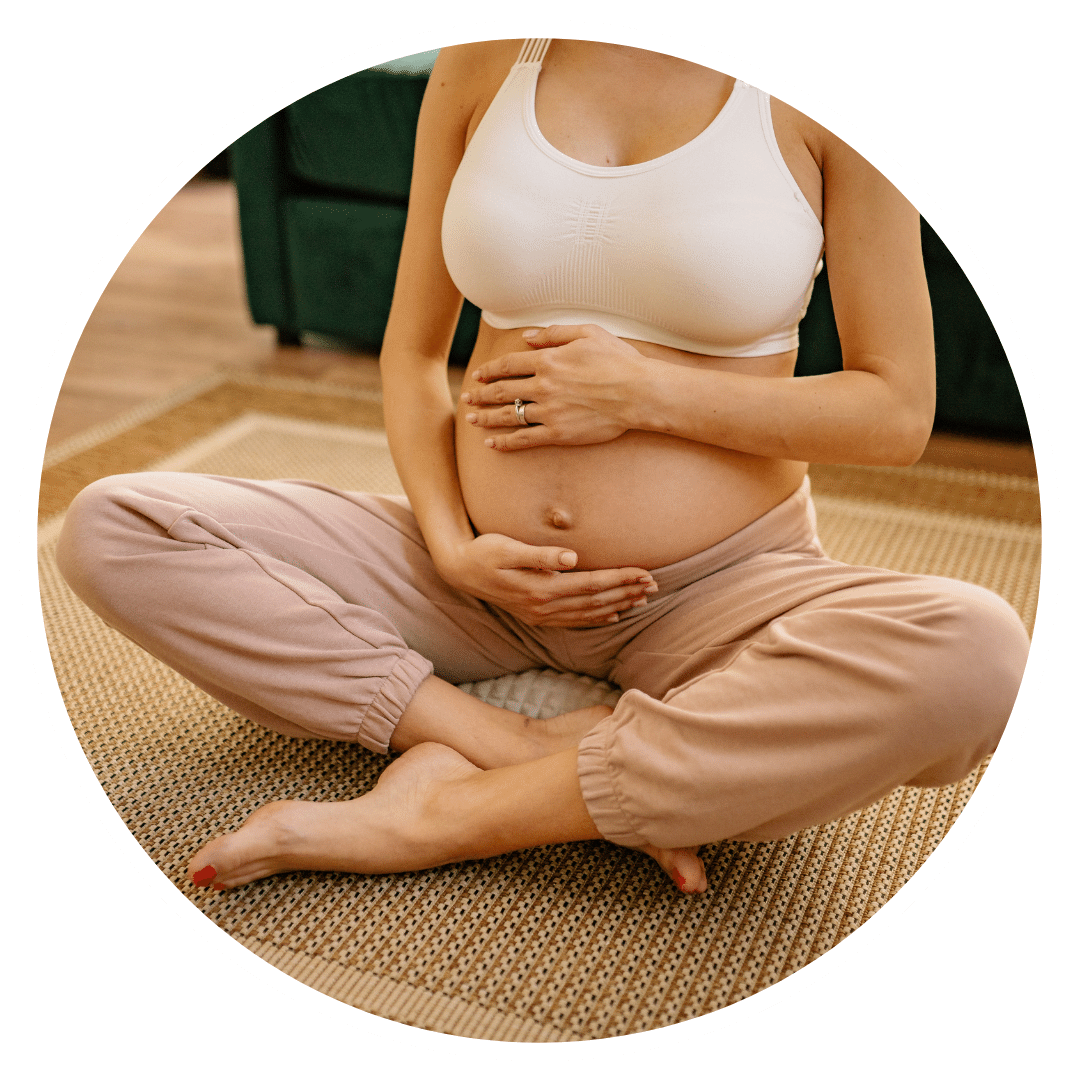 peaceful pregnancy beige